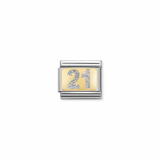 Nomination Classic Link Glitter Charm - 21