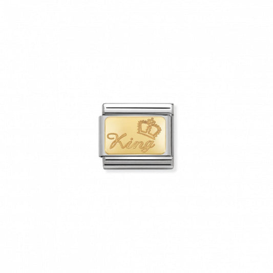 Nomination Gold King Charm