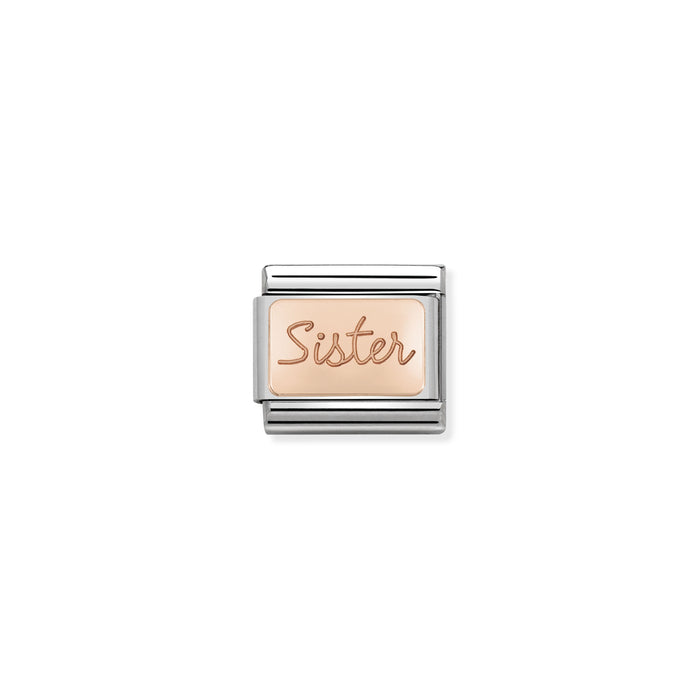 Nomination Classic Link s 9K Rose Gold Sister