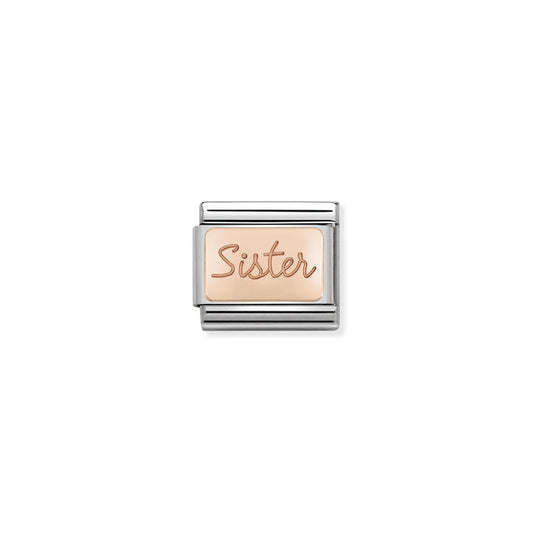 Nomination Classic Link s 9K Rose Gold Sister