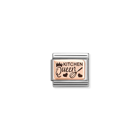 Nomination Classic Rose Gold Charm  -  Kitchen Queen