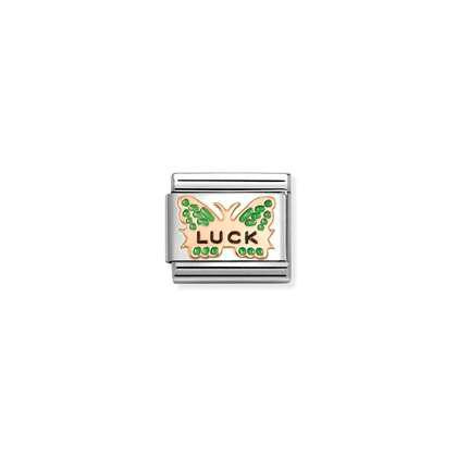 Nomination Classic Rose Gold Luck Butterfly Charm