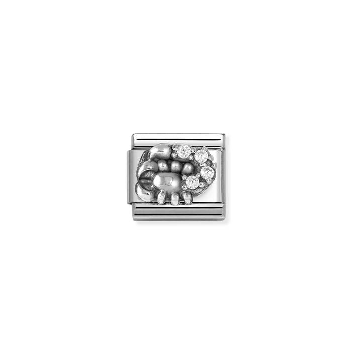 Nomination Classic Silver CZ Scorpio Zodiac Charm