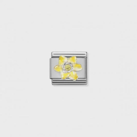 Nomination Composable Classic Charm - CZ Daffodil