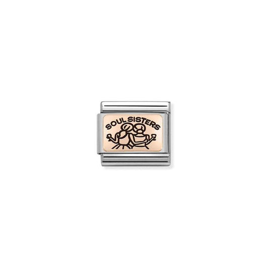 Nomination Composable Classic Rose Gold Charm - Soul Sisters