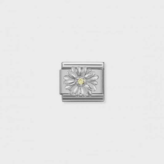 Nomination Composable Classic Silver Charm - CZ Daisy