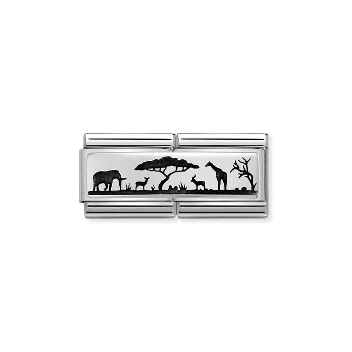 Nomination Silver Double Link - Skyline Savana