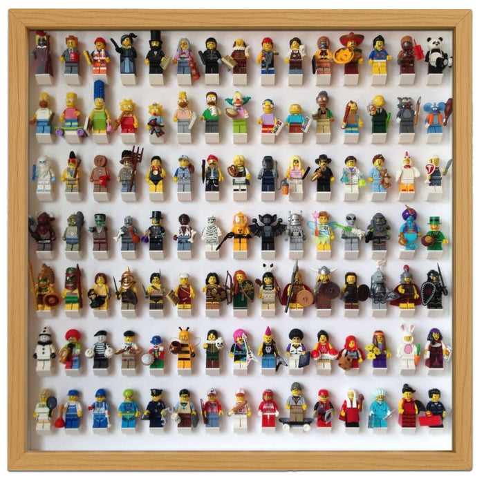Oak Large Display Frame for Lego® Minifigures