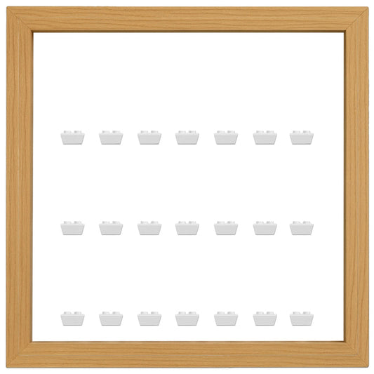 Oak Small Display Frame for Lego® Minifigures