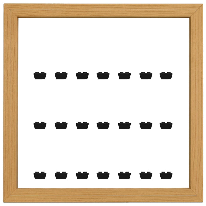 Oak Small Display Frame for Lego® Minifigures