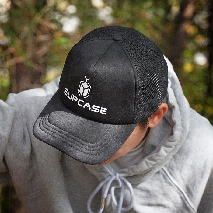 Official Limited Edition SUPCASE Trucker Hat – Black