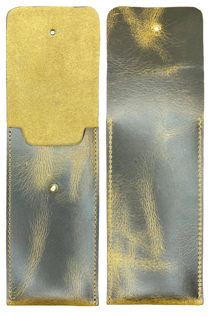 leather pencil holder
