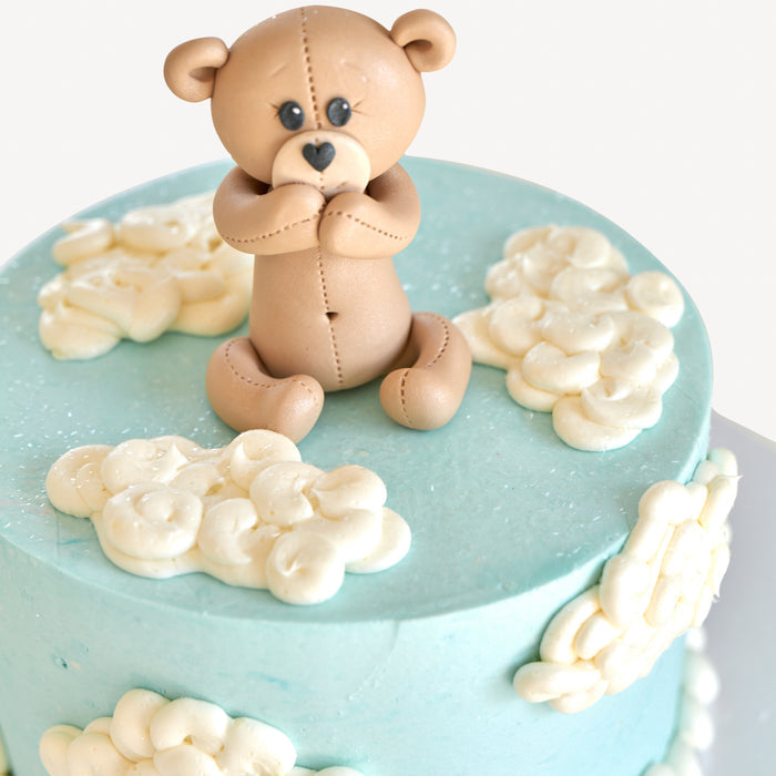 Online Cake Order - Bear on Clouds #287Baby