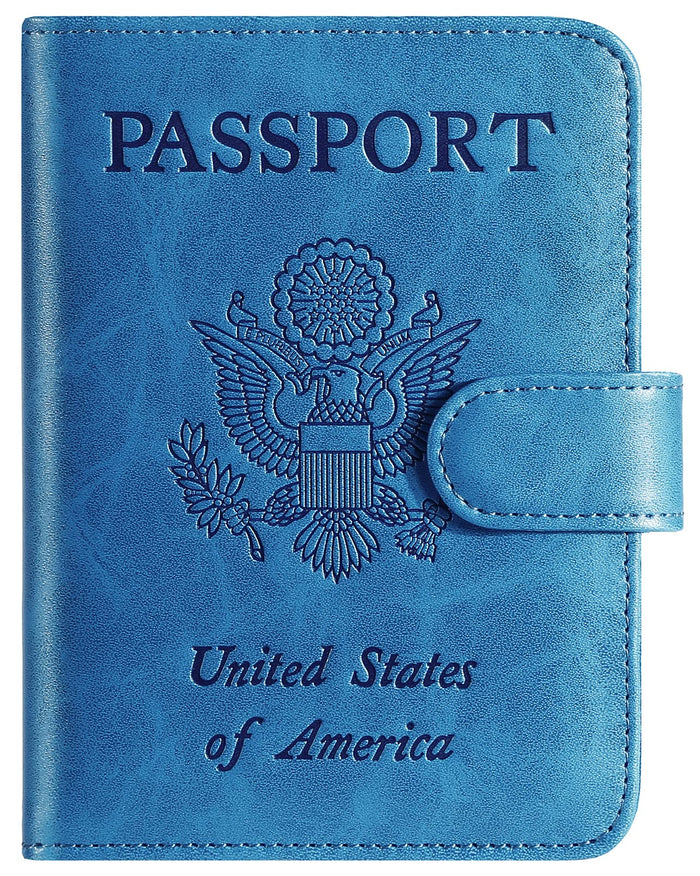 Passport Holder Cover Wallet RFID Blocking Leather Card Case Travel Accessories for Women Men (Pink)-TCoU Recommendations from Amazon Products