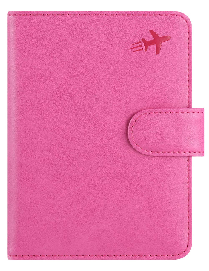 Passport Holder Cover Wallet RFID Blocking Leather Card Case Travel Accessories for Women Men (Pink)-TCoU Recommendations from Amazon Products