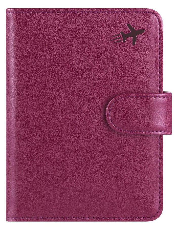 Passport Holder Cover Wallet RFID Blocking Leather Card Case Travel Accessories for Women Men (Pink)-TCoU Recommendations from Amazon Products