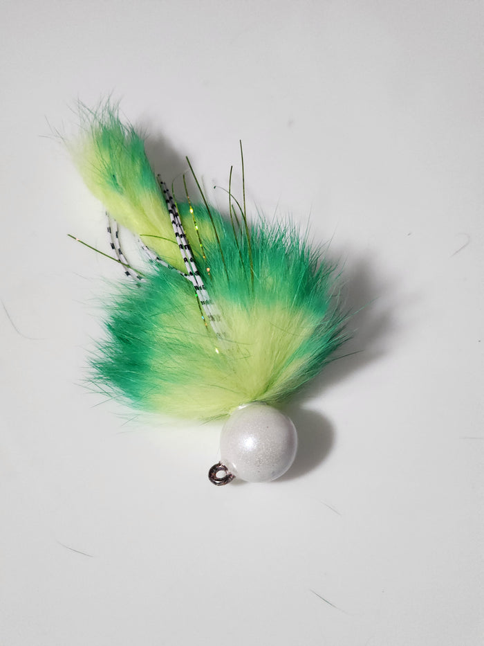 Pearl White chartreuse
