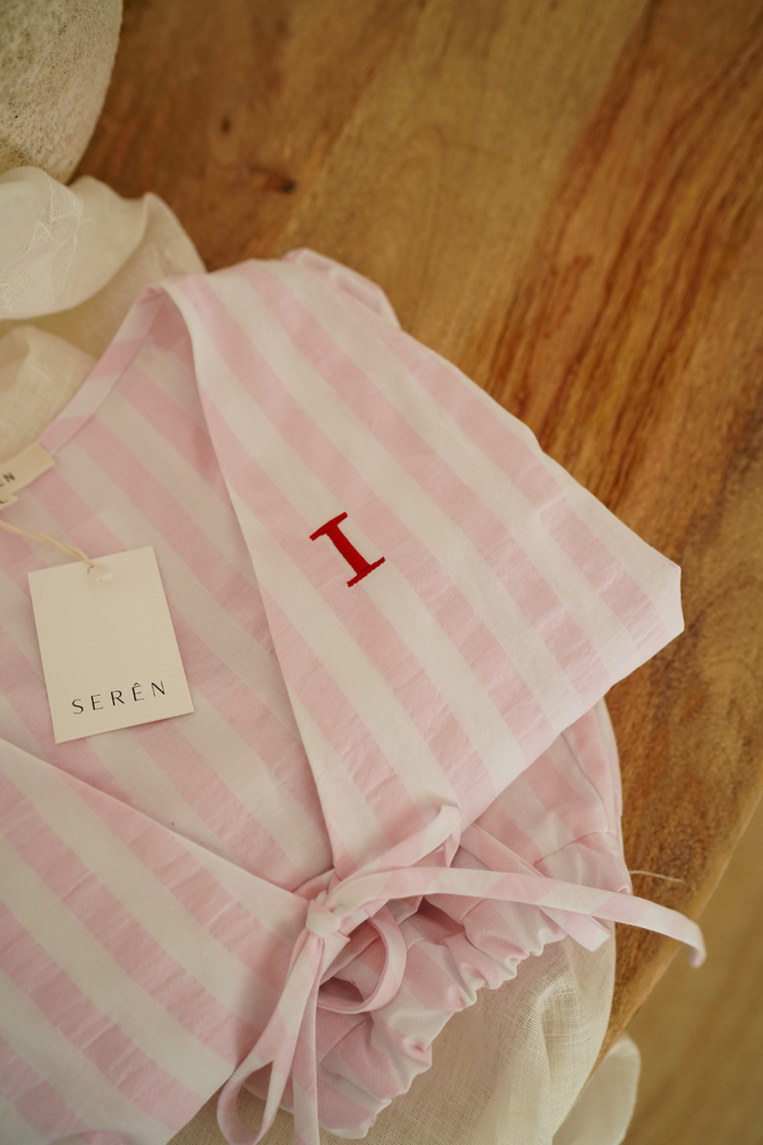 Pijama Jane Rayas Rosa