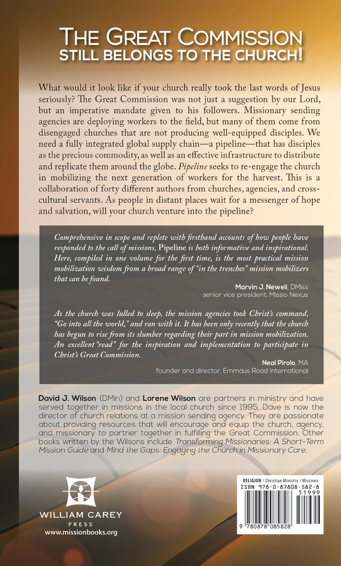 Pipeline - MissionBooks.org