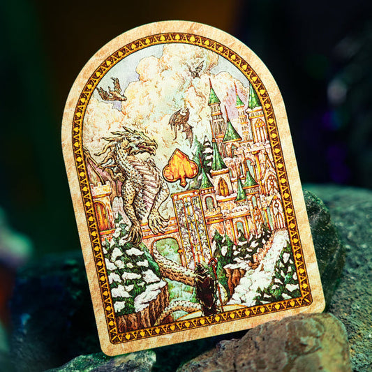 A beautiful ace of spades playing card from portal