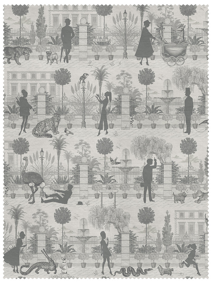 Portobello Parade 'Big Smoke' Linen Sample