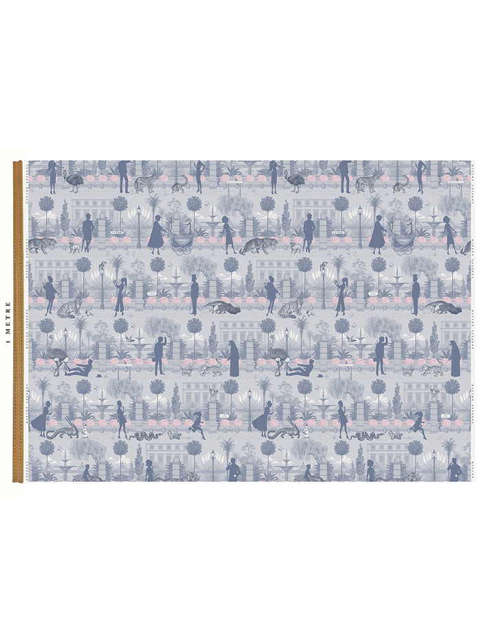 Portobello Parade 'Wild Violet' Linen