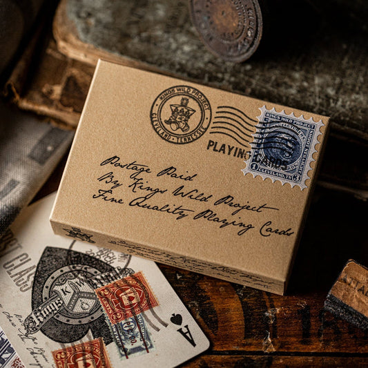 Postage Paid Blue Edition Playing Cards Playing Cards by Kings Wild Project