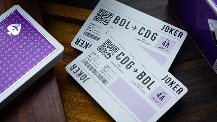 Purple Limited Edition Jetsetter Playing Cards