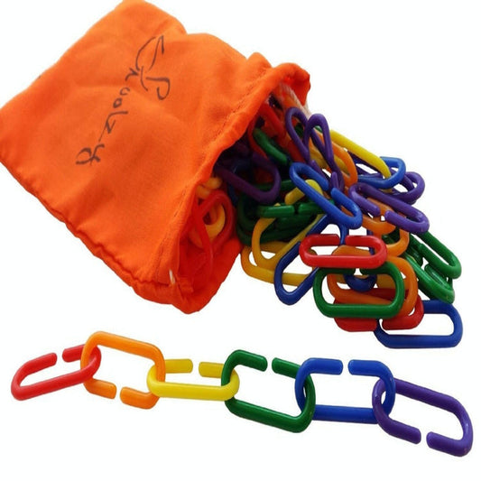 Rainbow Links Set with Tote