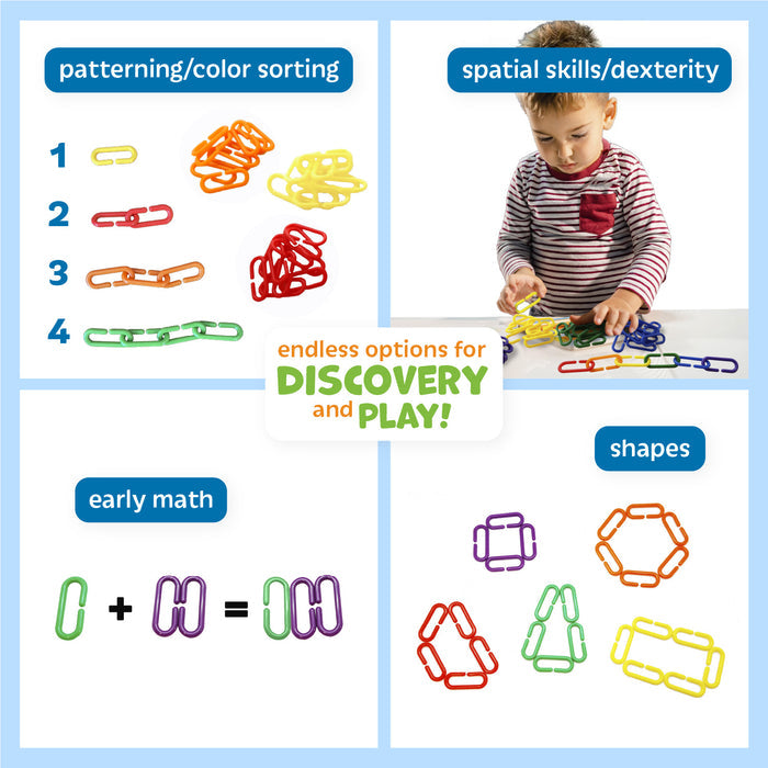 Rainbow Links Set with Tote