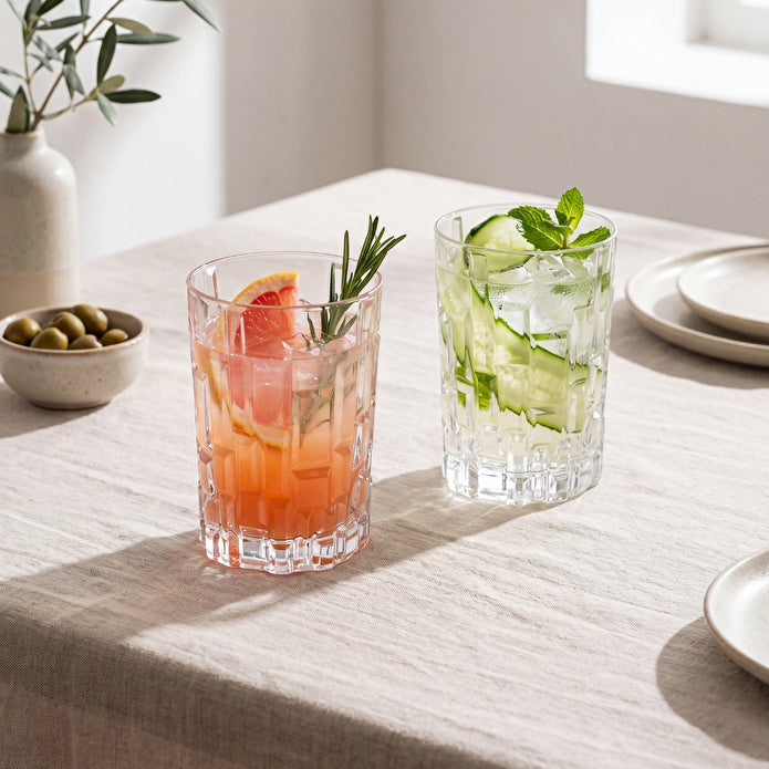 RCR Etna Service de 6 Verres à Eau, 250 ml