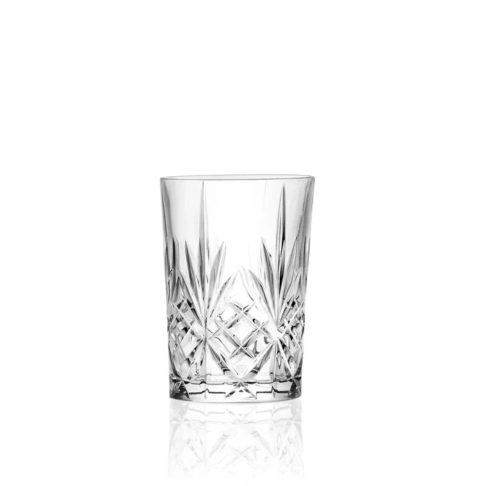 RCR Melodia Service de 6 Verres à Eau, 250 ml, Transparent