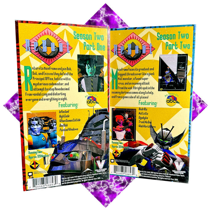REBOOT SEASON 2 VHS SET