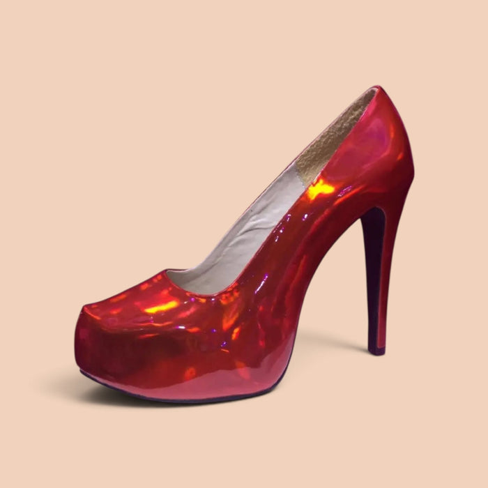 Red Court Shoe - UK 7