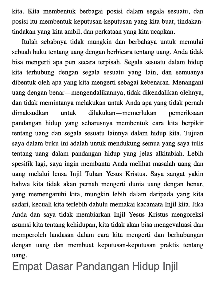 Redeeming Money (Indonesian eBook)