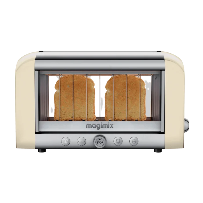 Magimix cream vision toaster with bread inside