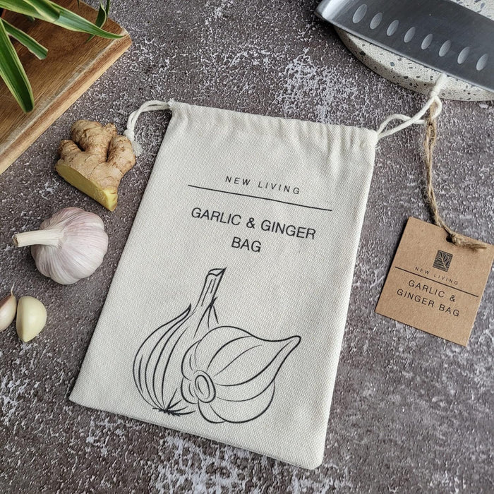 Reusable Food Storage Bags-Potato, Garlic & Onion 3 Pack Bundle | Linen Cotton Blend Material | 30 * 40 cm, ,TCoU Recommendations from Amazon Products