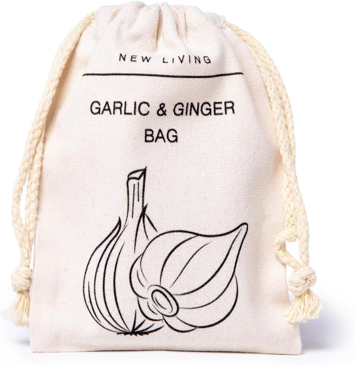 Reusable Food Storage Bags-Potato, Garlic & Onion 3 Pack Bundle | Linen Cotton Blend Material | 30 * 40 cm, ,TCoU Recommendations from Amazon Products