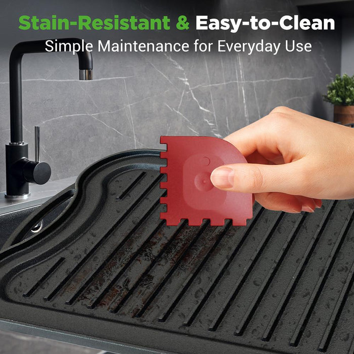 Reversible Cast Iron Griddle - Even Heat, Extra-Wide, Oven Safe