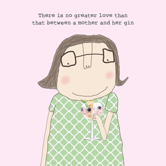 Rosie Made A Thing Mum & Gin Greetings Card