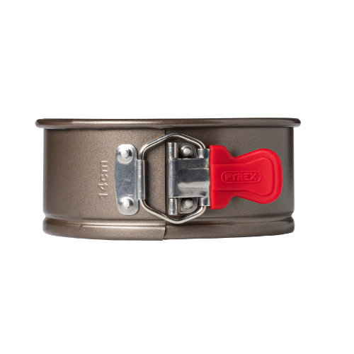 Round metal springform pan with silicone handle - asimetriA