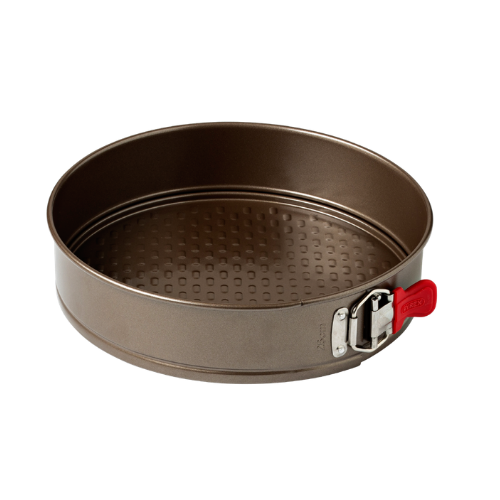 Round metal springform pan with silicone handle - asimetriA