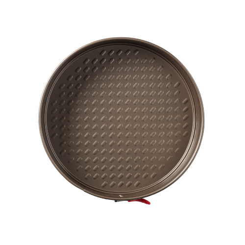 Round metal springform pan with silicone handle - asimetriA