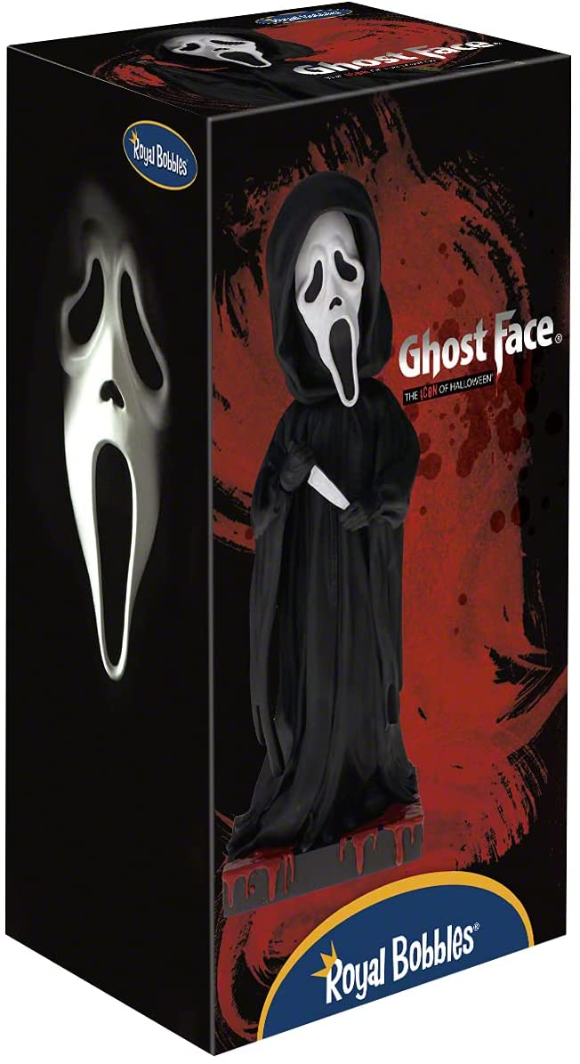 Royal Bobbles Ghost Face Bobble Head