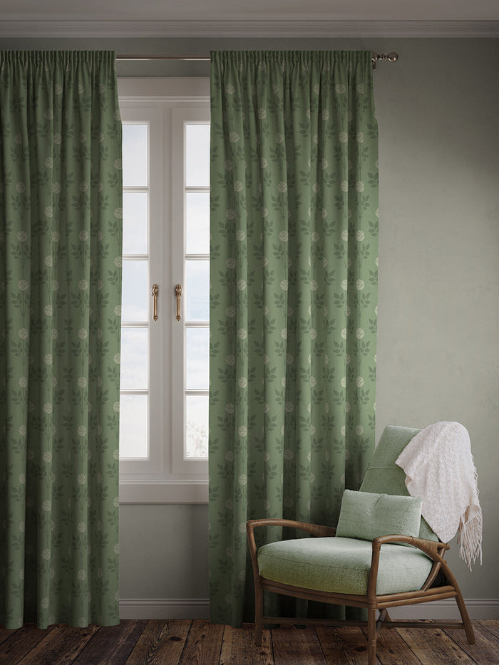 Rozalia 'Sophia Green' Linen Sample
