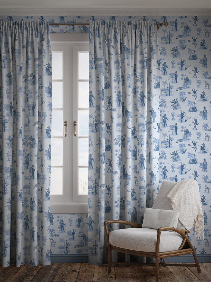 Safari Soirée 'Bleu' Linen Sample