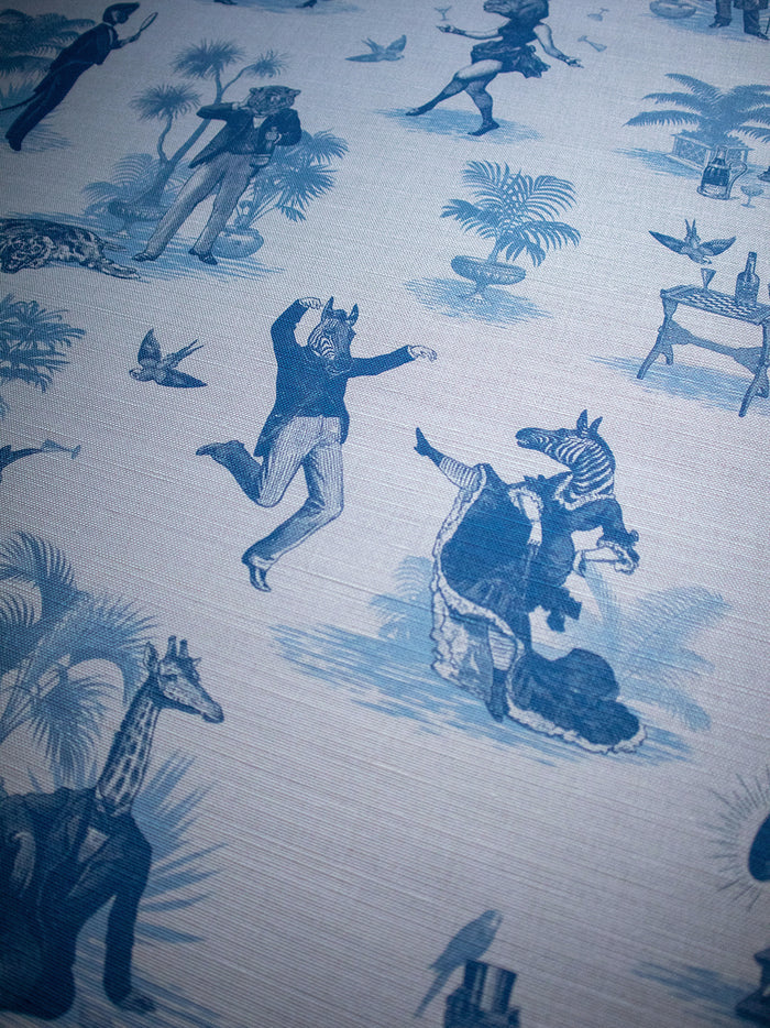 Safari Soirée 'Bleu' Linen Sample