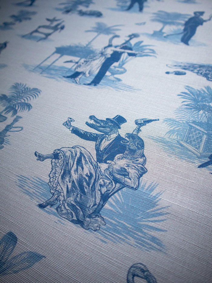 Safari Soirée 'Bleu' Linen Sample
