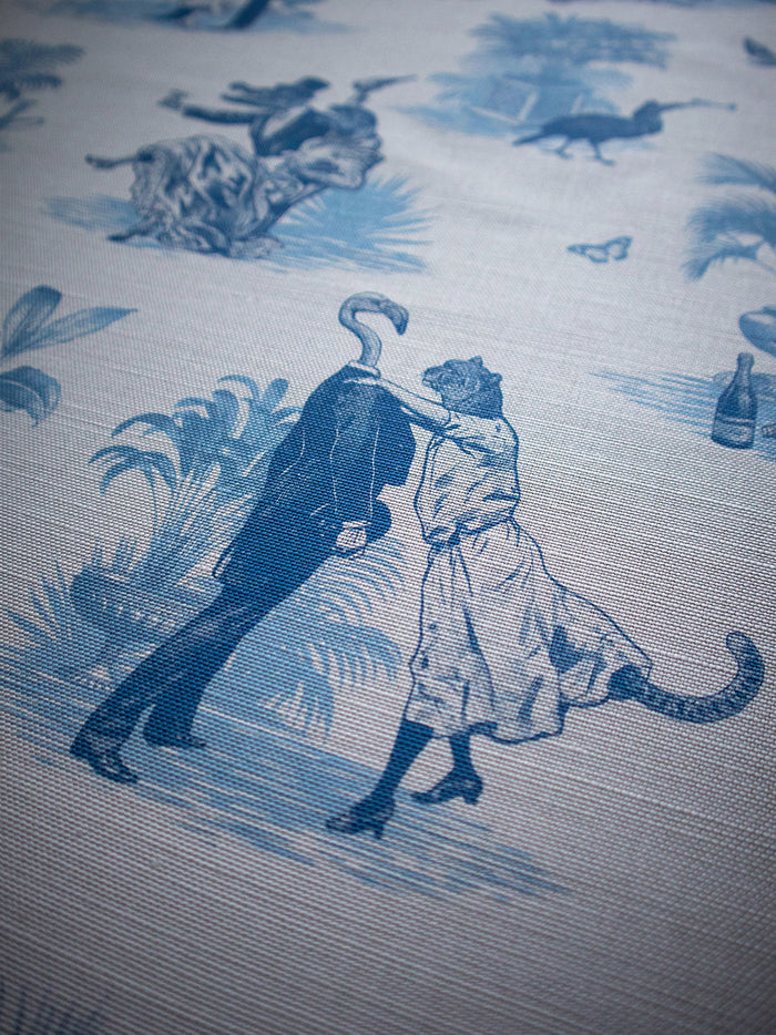 Safari Soirée 'Bleu' Linen Sample