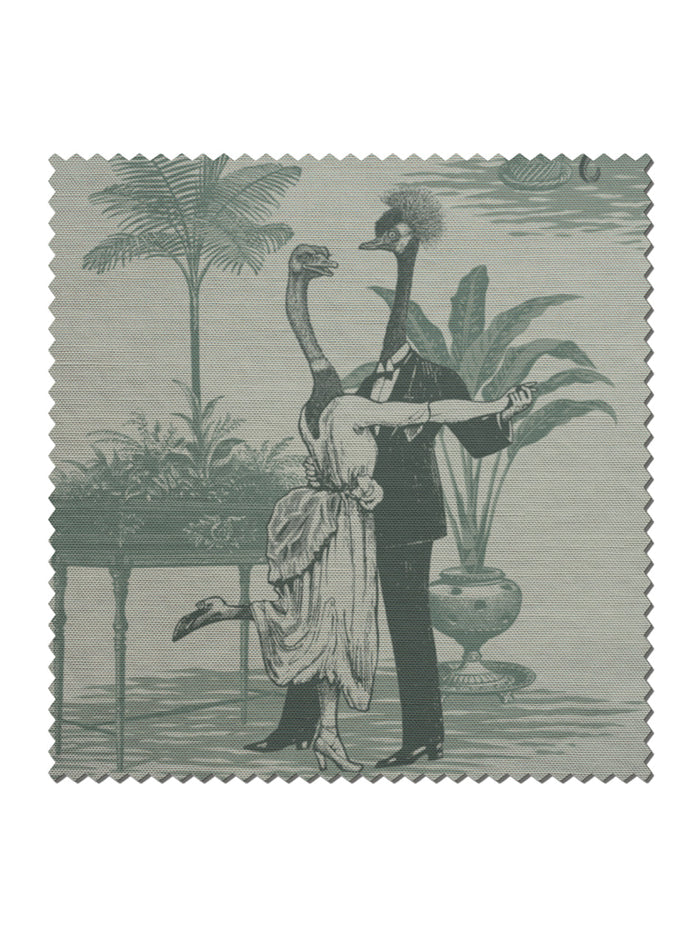 Safari Soirée 'Forest Mist' Linen Sample